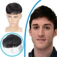 thumbnail image 2 of Men's Hair Patch Real Human Hair Topper for Short Hair - Solution for Hair Thinning and Balding Areas on the Scalp, 2 of 5
