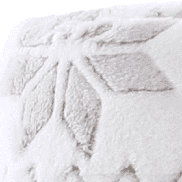 Mainstays Tan Snowflake Velvet Throw 60" x 50"