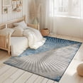 thumbnail image 3 of Abstract 5x7 Marble Area Rug Contemporary Modern Artistic Carpet for Living Room Bedroom, 3 of 8