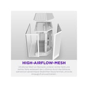 H6 (2026) Compact Dual-chamber ATX Case All White