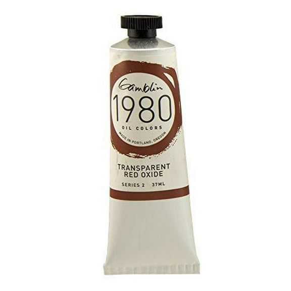 Gamblin - 1980 Oil Color - 150ml Tube - Transparent Red Oxide