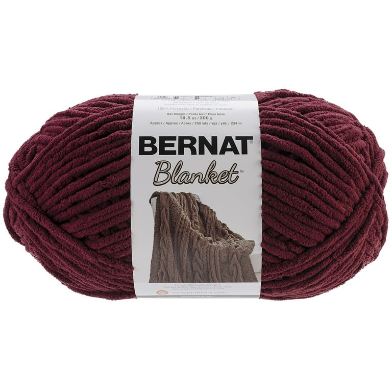 Bernat Yarn Bernat Blanket Big Plum Purple Bernat Blanket Big Ball