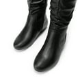 thumbnail image 3 of BURUDANI Women's Knee High Pull On Riding Boots, Wide Calf Available, 3 of 7