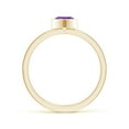 thumbnail image 2 of ANGARA Natural Bezel Heart Amethyst Promise Ring with Diamond Accents in 14K Yellow Gold for Women (Size-5mm) | February Birthstone, Anniversary, Jewelry Gift for Women | Natural Amethyst Ring, 2 of 9