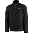thumbnail image 2 of Men's Cutter & Buck Black Green Bay Packers Evoke Eco Softshell Recycled Full-Zip Jacket, 2 of 3