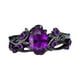thumbnail image 4 of Anillo de hojas en racimo para mujer, accesorio metálico de lujo, moderno y único para el Día de San Valentín. 174 cm, 4 of 8