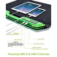 thumbnail image 2 of Upgrade Topsolar 120W Foldable Portable Solar Panel Charger Kits for Portable Power Station Generator Cell Phones Camera Lamp 12V Car Boat RV Battery(Dual USB Ports & 19/14.4V DC Output), 2 of 5