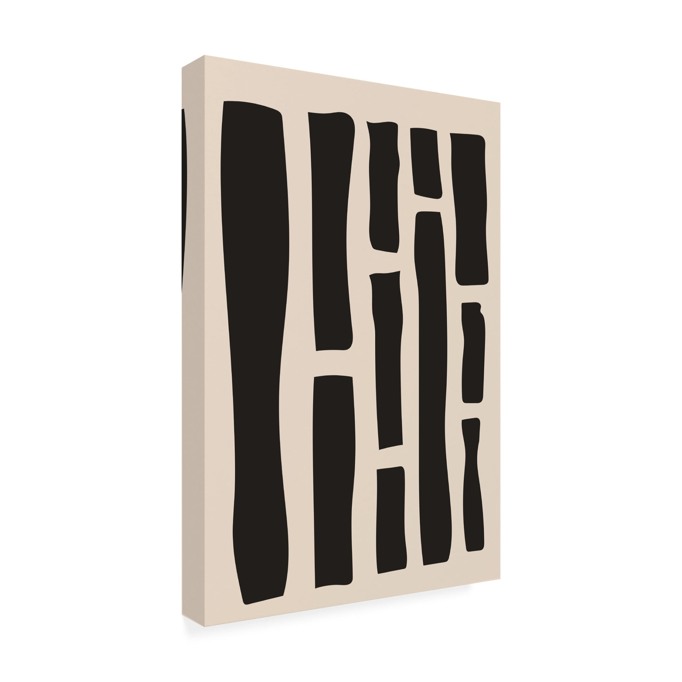 Trademark Fine Art jay stanley Minimal Black Expression 1 Canvas Wall Art