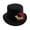 C, variant on Black Pet Top Hat for Dogs and Cats, Adjustable Gentleman Costume Accessory, Halloween Party Cosplay Prop, Funny Holiday Photo Hat for Small Medium Pets