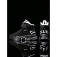 thumbnail image 1 of Men Fashion Letter Graphic High Top Sneakers School Shoes, 1 of 4