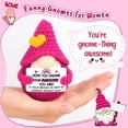 thumbnail image 5 of Easter Basket Stuffers for Teens, Funny Crochet Gnome with Inspirational Card, Emotional Support Gift for Women, Girls, Kids & Coworkers, Tiny Encouragement Gift for Birthday or Graduation, 5 of 9