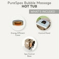 thumbnail image 6 of Intex: PureSpa: Sahara Tan Inflatable Hot Tub Set - 6 Person - 85" Round Outdoor Heated Bubble Spa, Jet Massage, Cover, Hard Water Treatment System, 6 of 12