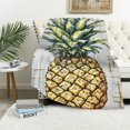 thumbnail image 4 of FCXZI Pineapple Lightweight Fuzzy Flannel Blanket for All Seasons 40*50in, 4 of 7