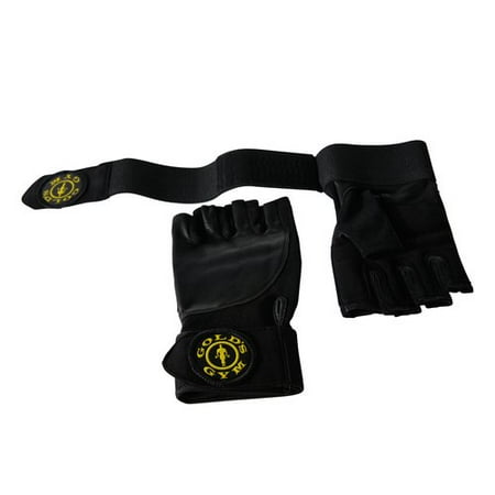 Gold's Gym Wrist Wrap Glove with Adjustable Strap (Best Weight Lifting Gloves)