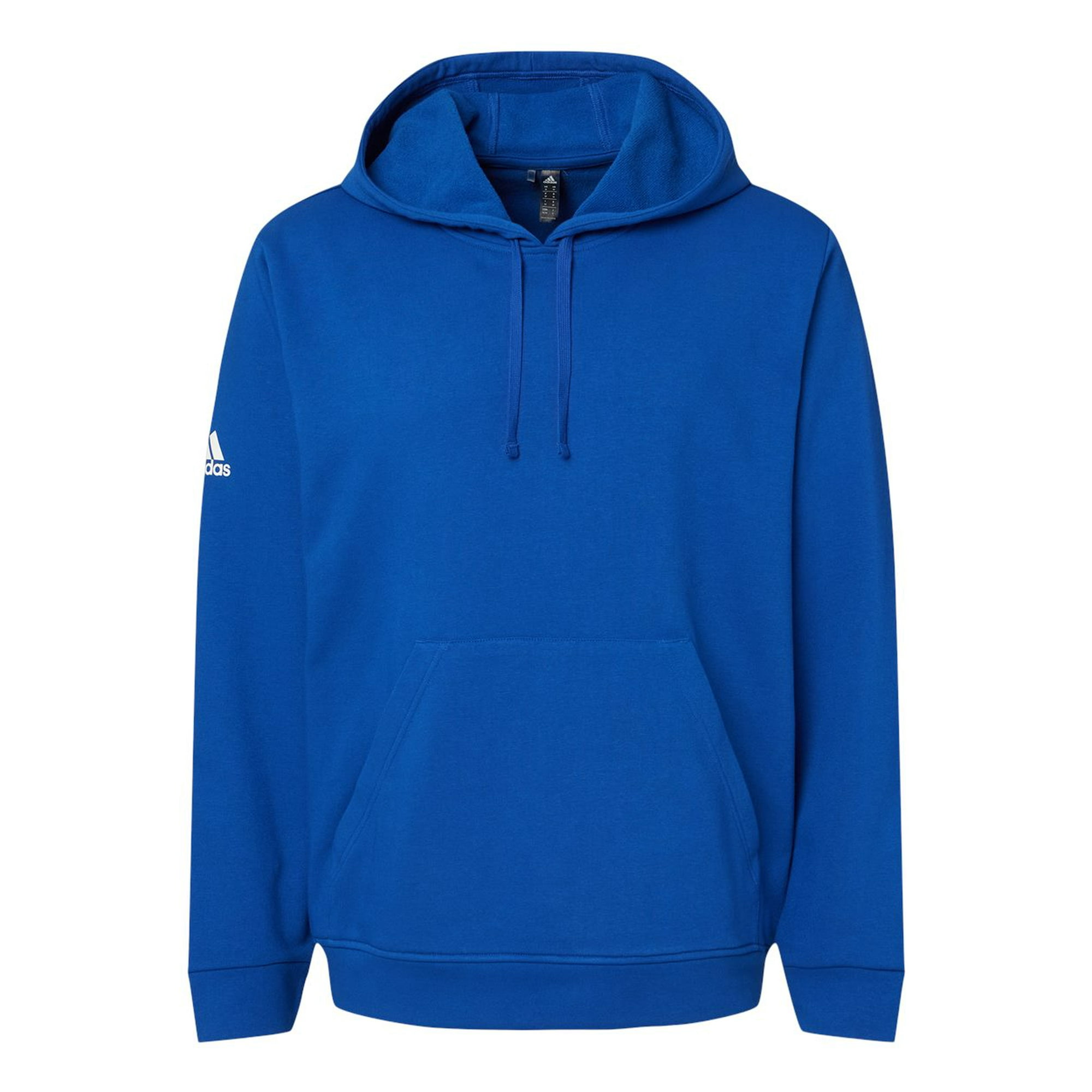 Adidas Mens Fleece Hooded Sweatshirt, 4XL, Collegiate Royal