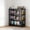 4-tier-28"w X 14"d X 44"h, variant on Metal Bookshelf,Tall Book Shelf & Tall Printer Stand, H Industrial Large Printer Stand for Office, Home, Living Room - Adjustable Storage Rack, Easy Assembly