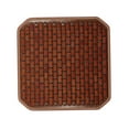 thumbnail image 2 of Dickly Bamboo Seat Cushion for Car and Truck, Interior Decoration for Car, Multipurpose 43.5x43.5cm Coffee, 2 of 9