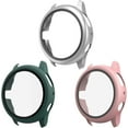 thumbnail image 1 of ALMNVO Compatible for Samsung Galaxy Watch Case Active 2 44mm 40mm with Built-in Tempered Glass Screen Protector, Ultra Thin Matte Hard PC Protective Cover for Active 2 Watch Case 40mm 44mm, 1 of 6