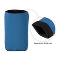 thumbnail image 5 of Uxcell Can Cooler Sleeves Insulated Collapsible Neoprene Covers 2.6mm Thick for 12 Oz Cans Bottle, Sky Blue Pack of 6, 5 of 5
