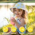 thumbnail image 3 of 1/2 Pack Toddler Baby Sun Hat Kids Summer UPF 50+ for Boys Girls Adjustable Beach Hats with Bucket Wide Brim Age 1-7 Years, 3 of 6