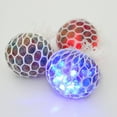 thumbnail image 3 of Mesh Relieve Stress Ball Colored Beads Led Luminous Grape Funny Squeeze Ball Toy, 3 of 7