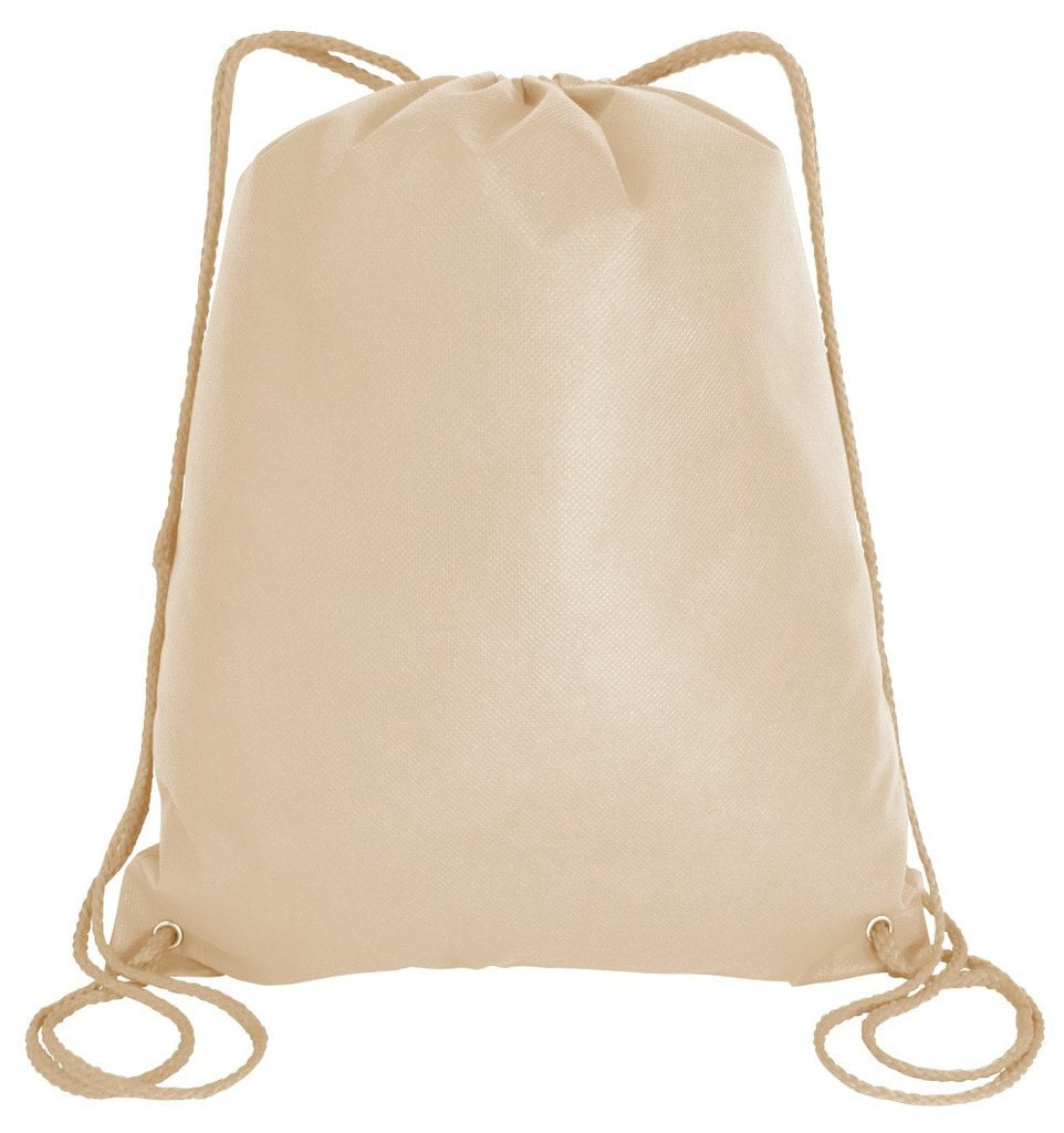 String Drawstring Backpack Cinch Sack Sport Tote Bag School Pack Sport J9D9