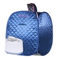 thumbnail image 4 of Caja de sauna casera con enchufe estadounidense para una experiencia de cuerpo completo Azul, 4 of 9