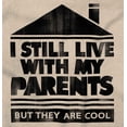thumbnail image 2 of Live With Parents Slacker Funny Men's Graphic T Shirt Tees Brisco Brands L, 2 of 5