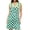 Green and White Checkered, variant on Shorts Overalls for Women Fashion Jumpsuits Checkered Romper Stretchy Plaid Bib Coveralls(Orange and White Checkered,XL)