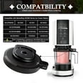 thumbnail image 2 of Outer Bowl Lid for Ninja NC301 Ice Cream Maker, Reusable Ninja Creami Replacement Lid, Compatible Ninja NC299AMZ/NC301/NC300/NC201/NC101 Series (NO Paddle), 2 of 6