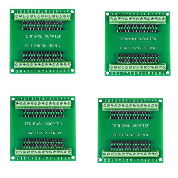 4X ESP32 Expansion Board 30Pin GPIO Breakout Board Compatible with 30 Pins ESP32 Development Board