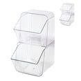thumbnail image 2 of Stackable Food Storage Bins for Coffee, Tea, Cosmetics & More Efficient Snack & Supply Organizer, 2 of 8