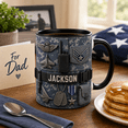 thumbnail image 2 of Air Force Veteran Mug Personalized Accent Mug Father’s Day Gift for Dad, 2 of 4