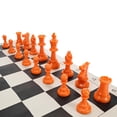 thumbnail image 5 of WE Games Color Bright Chess Pieces Half Set - Includes 17 Pieces in Orange, 5 of 8