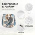 thumbnail image 4 of Balery Cool Cloud White Dragon Pantalones cortos deportivos para mujer con forro y dos bolsillos, elásticos, para entrenamiento, gimnasio, yoga-XX-Large, 4 of 7