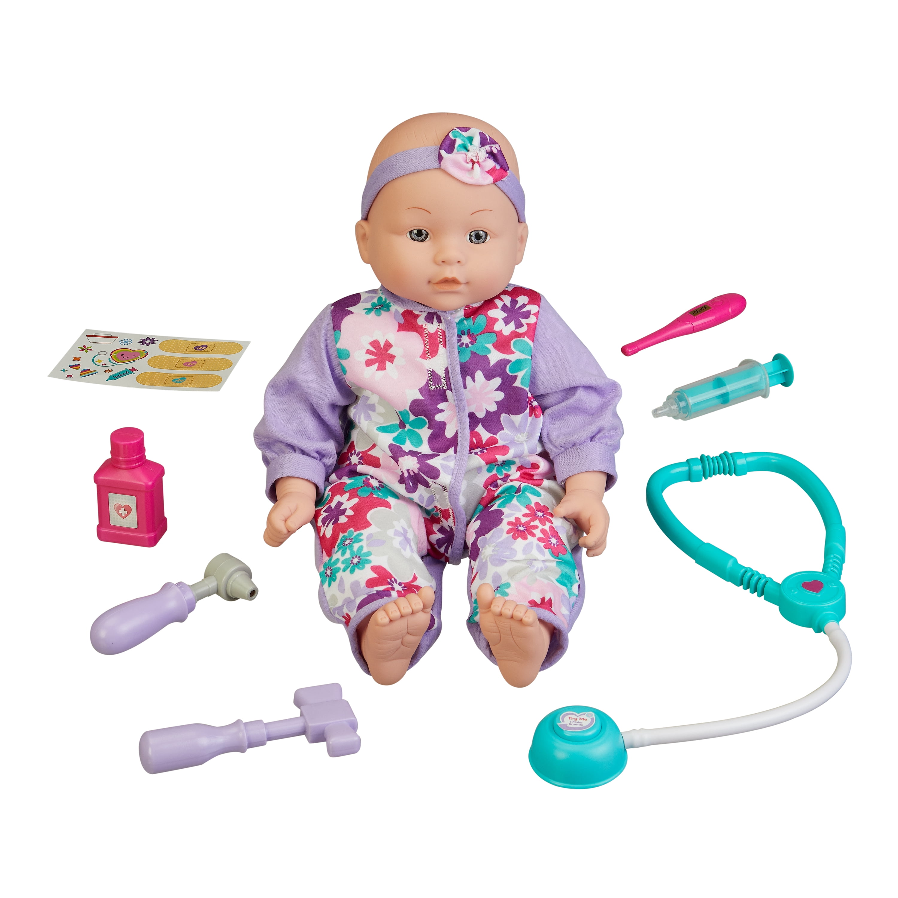 doctor set with doll