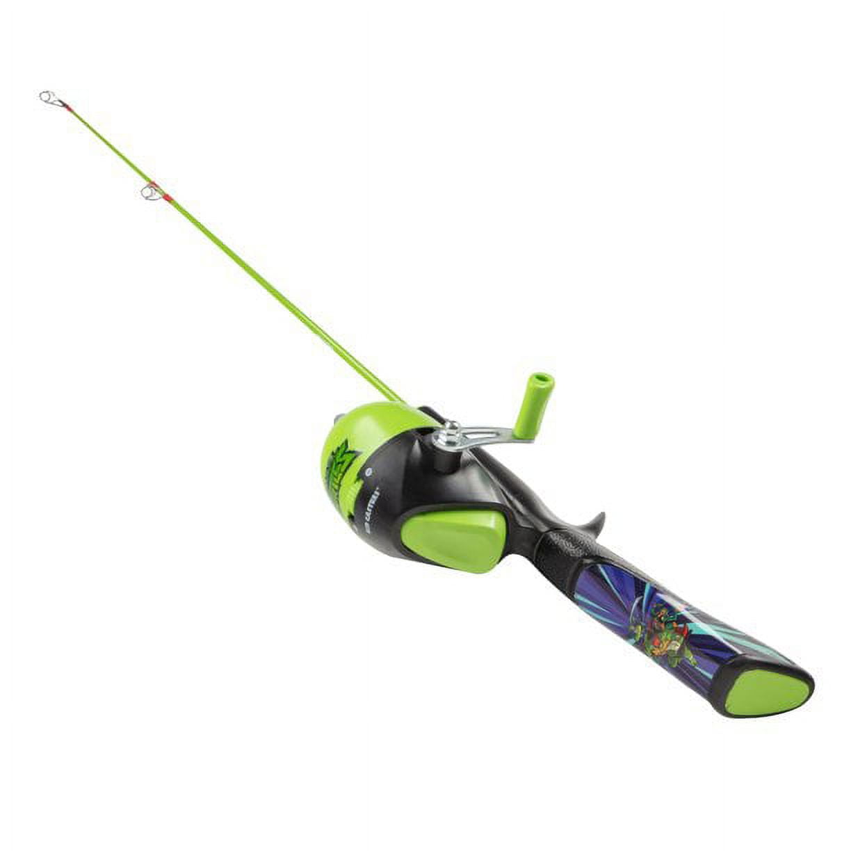 Kid Casters Teenage Mutant Ninja Turtles Fiberglass Fishing Rod and Reel  Combo Kit 