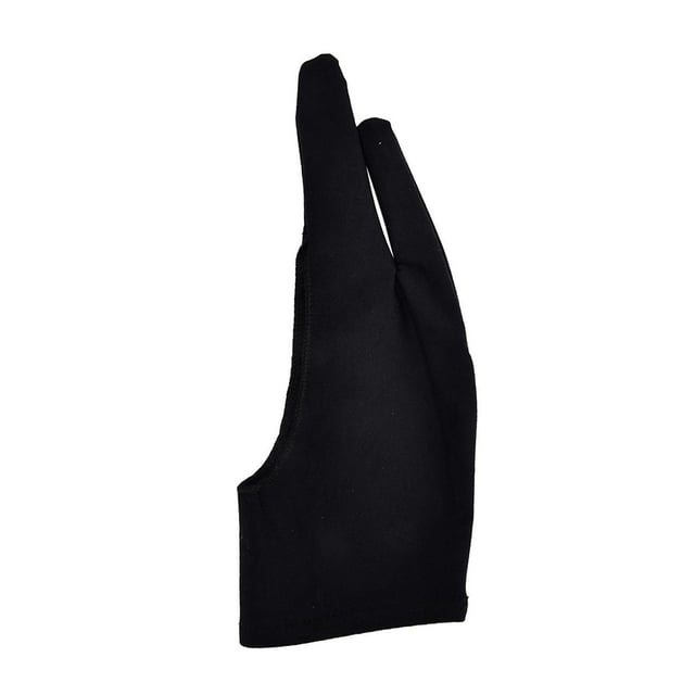 Esquirla 2 Finger Anti-fouling Glove For Artist Drawing Graphic Tablet Right Left Hand, 4 M