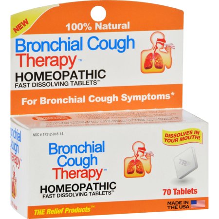 TRP Bronchial Cough Therapy Homeopathic Tablets - 70 CT