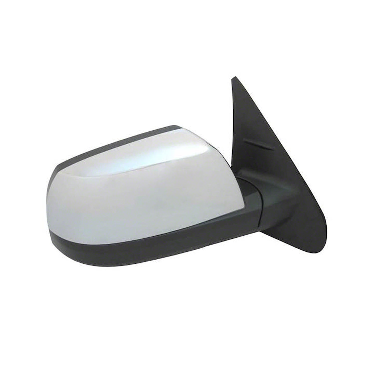 Side View Mirror Manual w// Chrome Cap Passenger Right RH for Tundra Sequoia