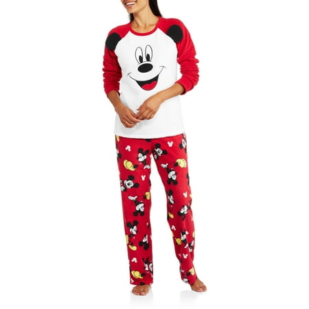 Mickey Mouse - Mickey Mouse Women's & Women's Plus 3D PJ Set - Walmart.com