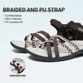 thumbnail image 3 of MEGNYA Hiking Sandals for Women, Comfortable Walking Sandals Hook Loop Strap, Sports Lightweight Slides, 3 of 8
