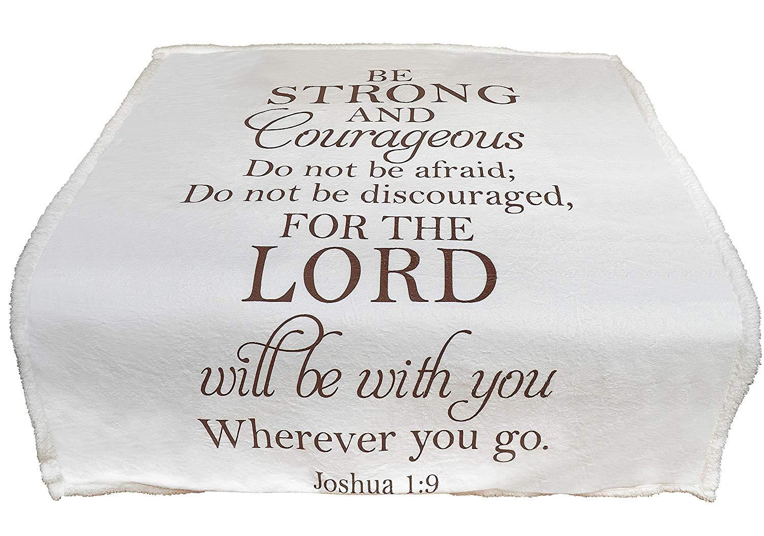 Double Creek Text Fleece Throws, White