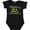 AB-Black, variant on Inktastic In a While Crocodile with Cool Green Crock in Sunglasses Boys or Girls Baby Bodysuit