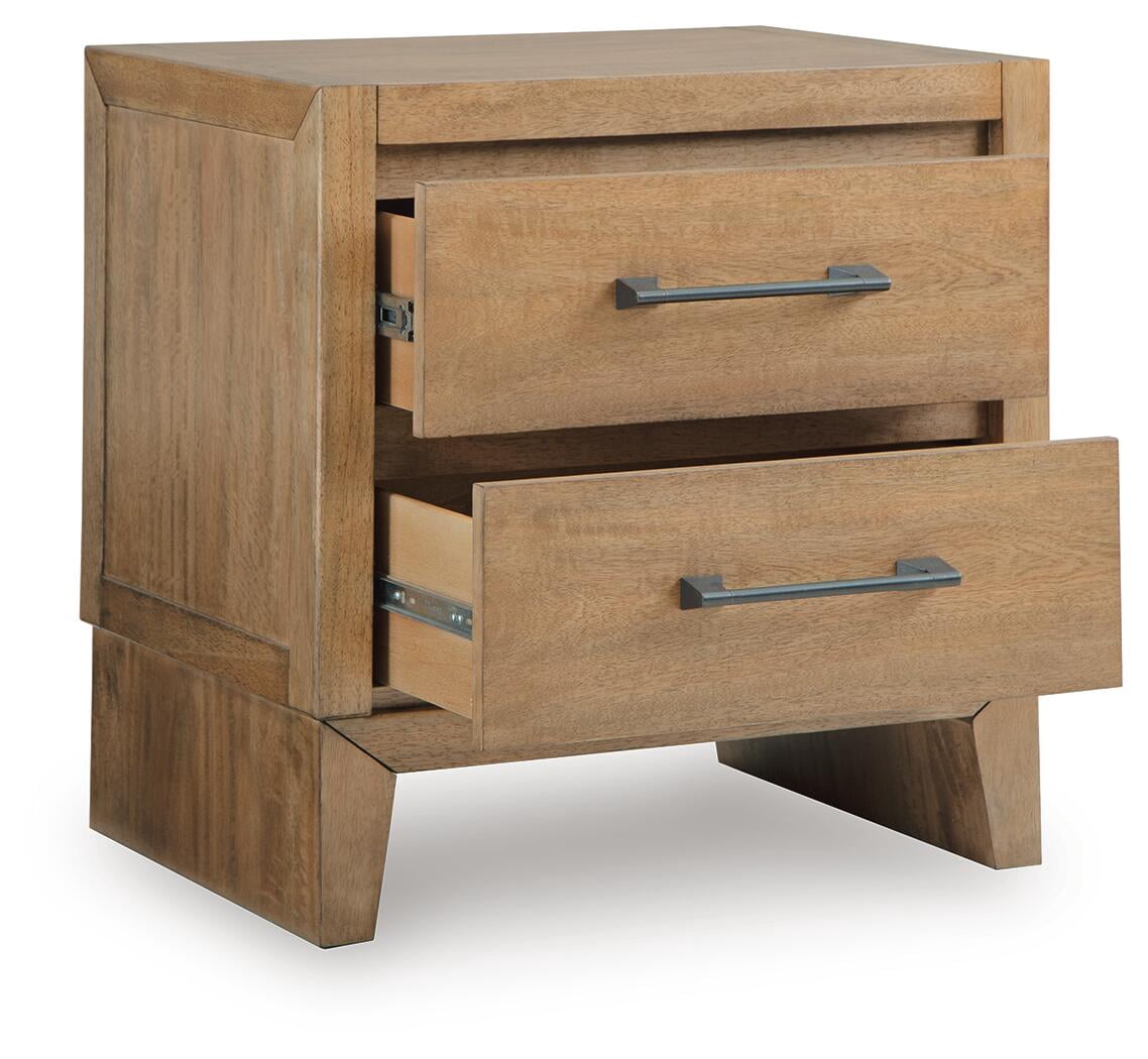 Signature Design by Ashley Sherbana 2-Drawer Nightstand, Light Brown