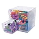 thumbnail image 4 of Organizador de cubos Deflecto, apilable, 4 cajones, transparente, 6 x 6 x 18 cm, 4 of 9
