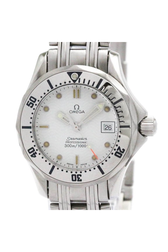 Pre-Owned OMEGA Seamaster Professional 300M Quartz Ladies Watch 2582.20 Polished (Good)