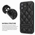 thumbnail image 3 of Dteck Case for iPhone 11 6.1 inch, Shockproof Slim Lightweight PU Leather Back Protective Case Support Wireless Charging, Black, 3 of 7