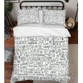 thumbnail image 2 of 3D Cartoon Illustration Doodle Quilt Cover Set Bedding Set Duvet Cover, 2 of 3