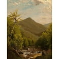 thumbnail image 2 of Richard William Hubbard 19x24 Gold Ornate Framed and Double Matted Museum Art Print Titled - A Mountain Stream (1880), 2 of 4